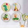 Playful Art for Kids' Rooms Bunny porcelain plate