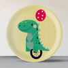 Playful Art for Kids' Rooms Dino porcelain plate