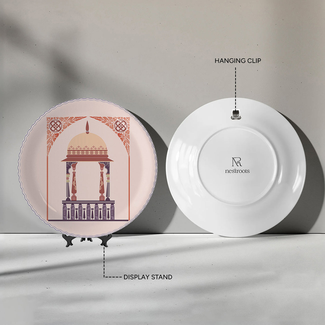 Harmony of Nature and Artistry traditional palace plate