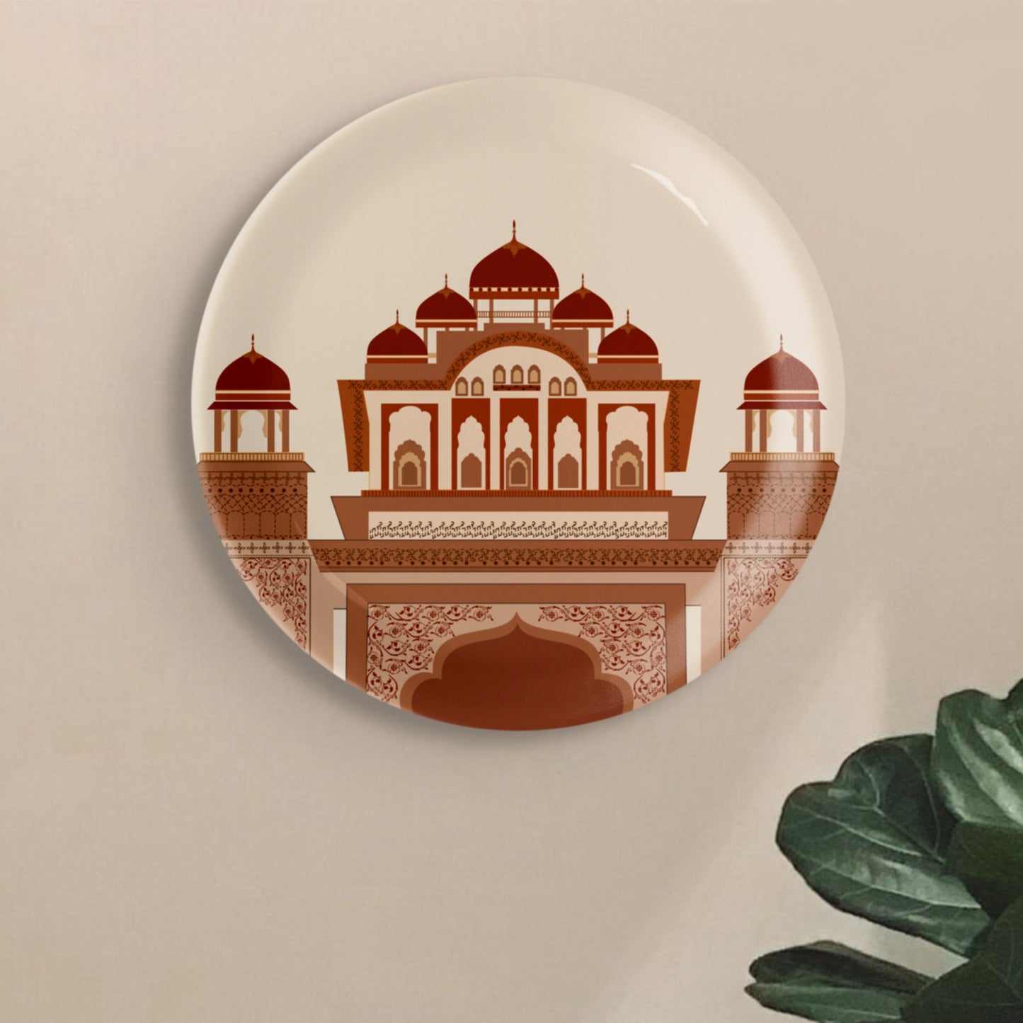 Opulence and Hospitality in Palaces porcelain plate