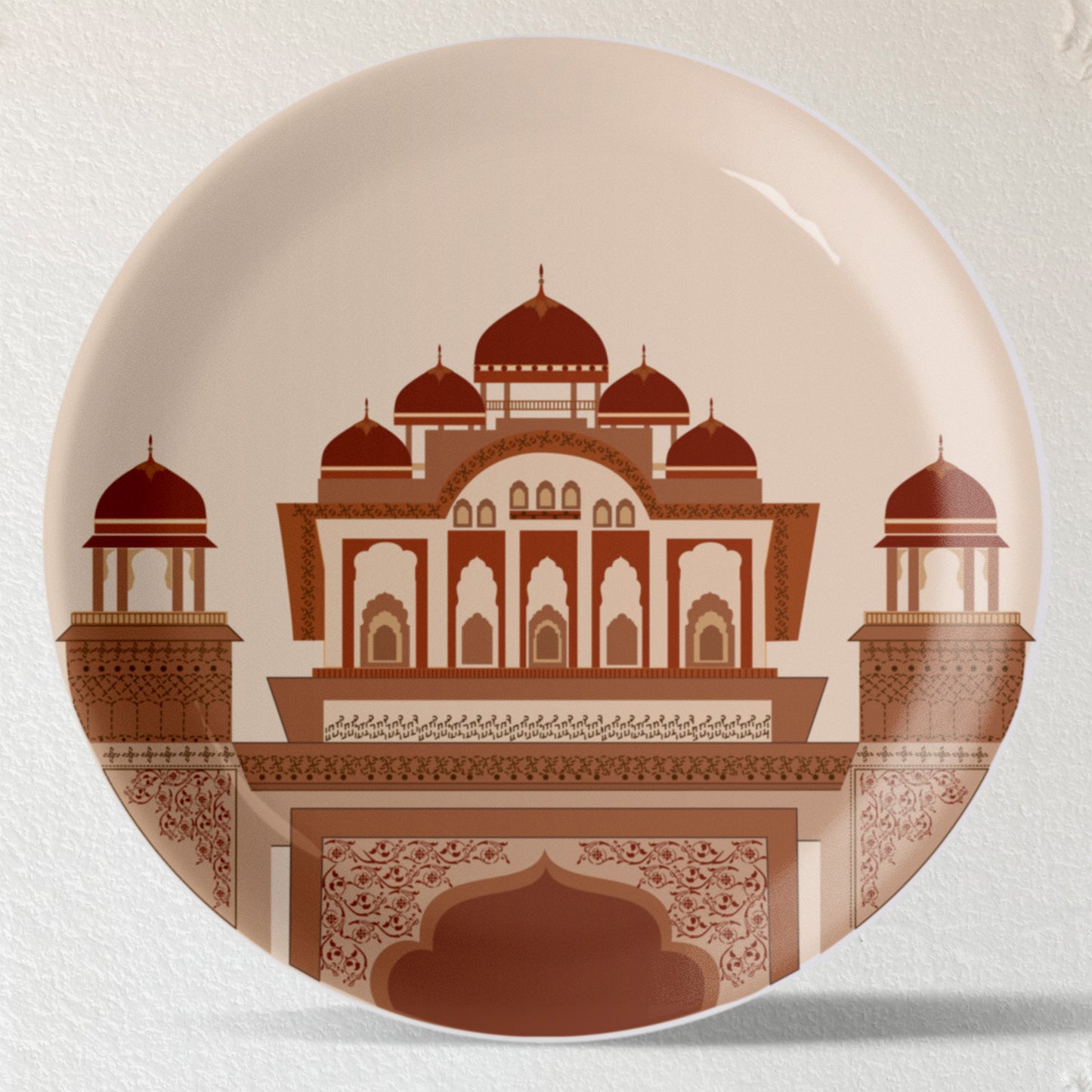 Opulence and Hospitality in Palaces porcelain plate