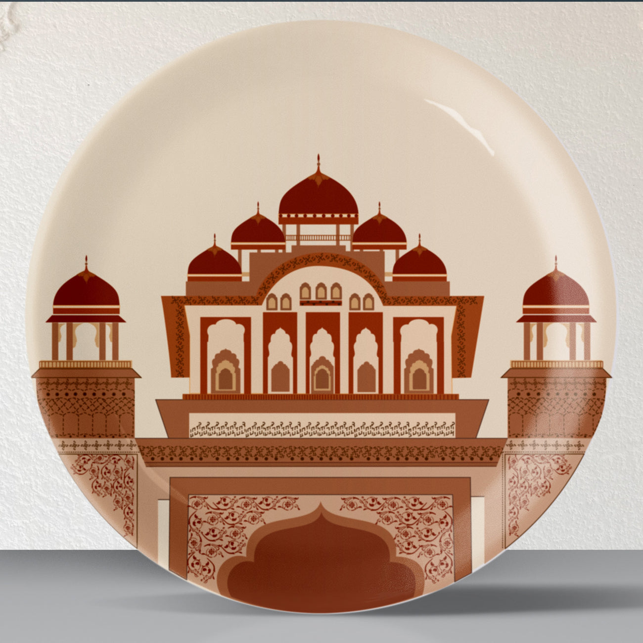 Opulence and Hospitality in Palaces porcelain plate