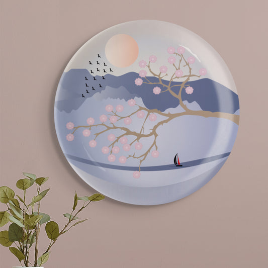 Spring-Inspired Art for Serene Spaces porcelain plate