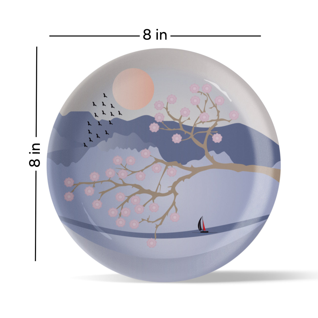 Spring-Inspired Art for Serene Spaces porcelain plate