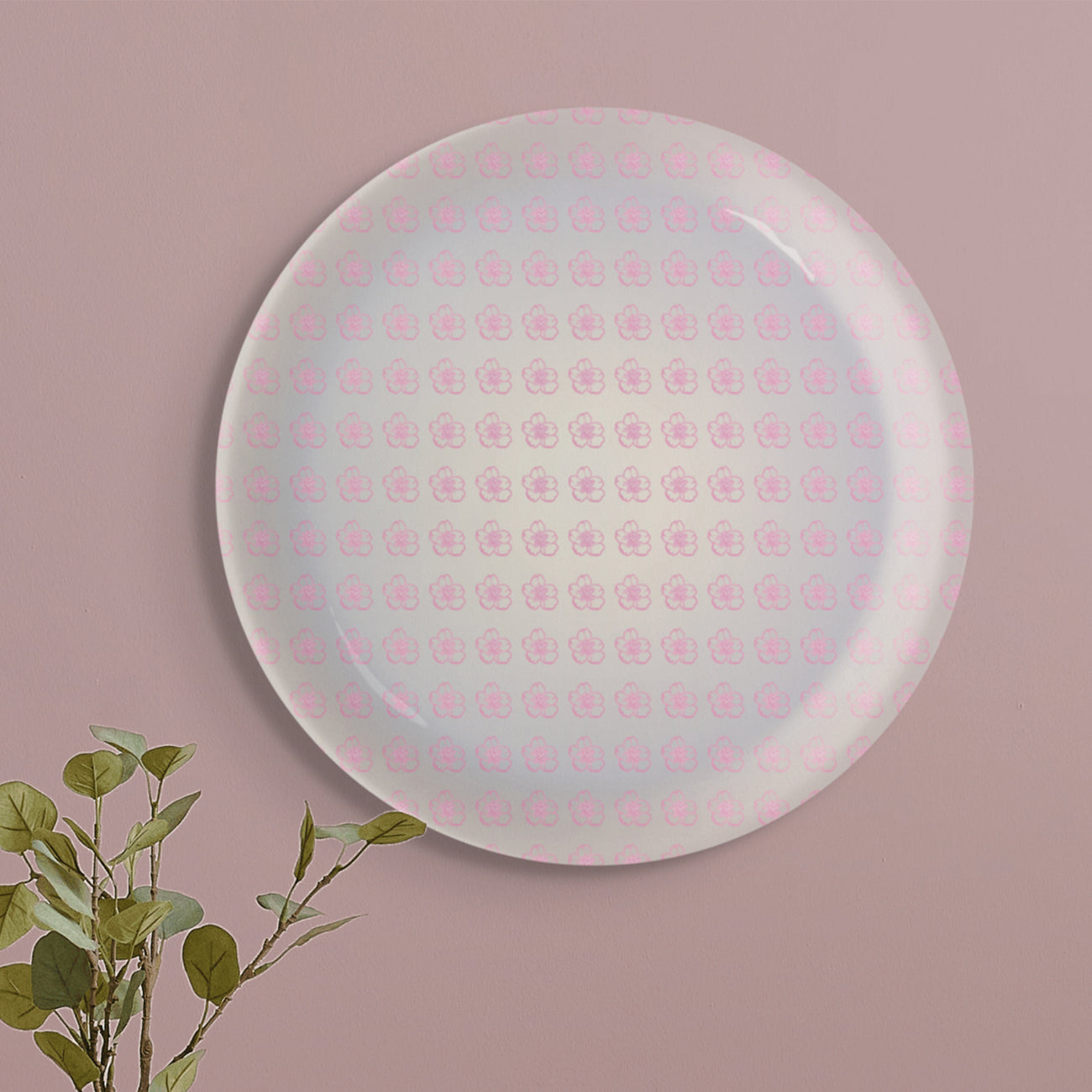 Spring-Inspired Art for Serene Spaces floral porcelain plate