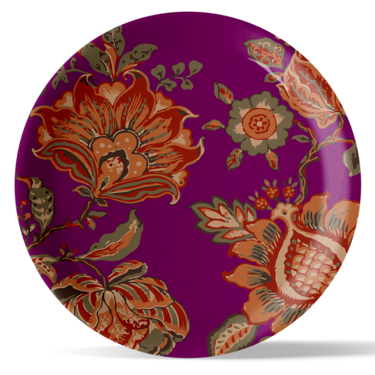 Ethnic Floral Wall Plate