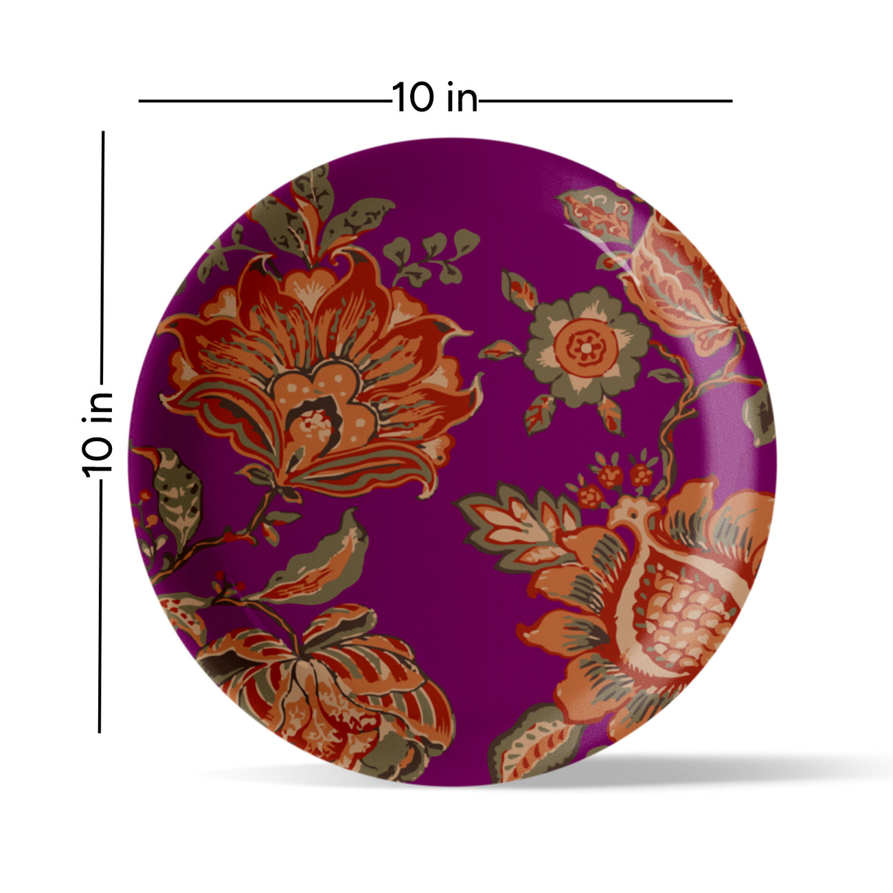 Ethnic Floral Wall Plate