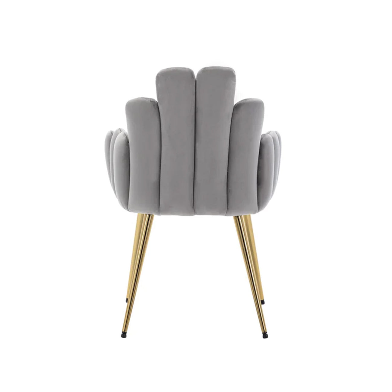 Online Art Deco Petals Chair Grey Best Price