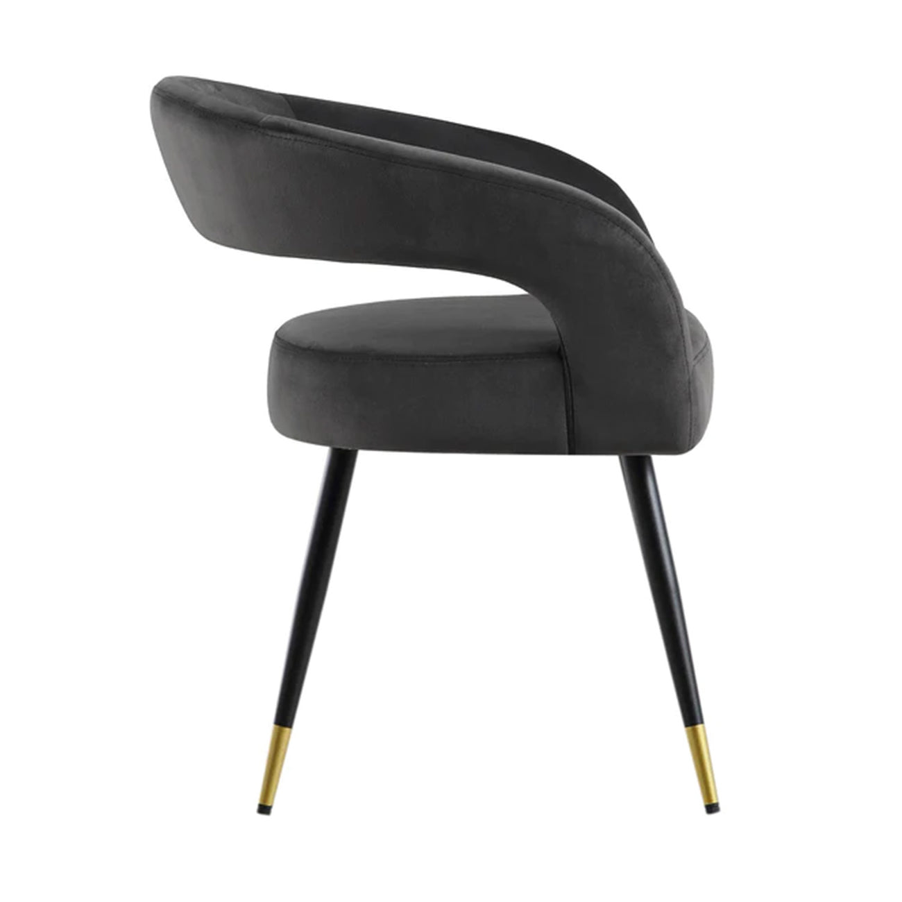 Online Best Italian Style Chair Velvet Black Shop Now