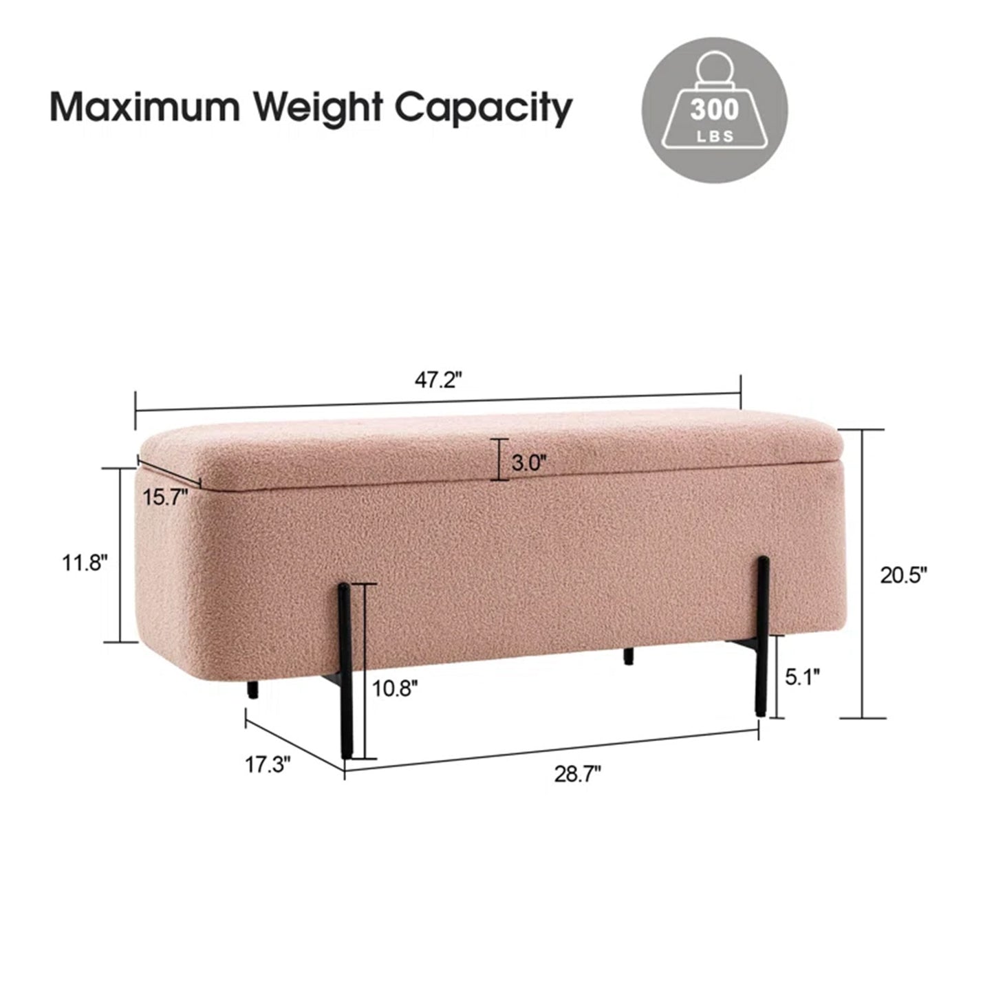 Online Shop Perch Storage Bench Best Price