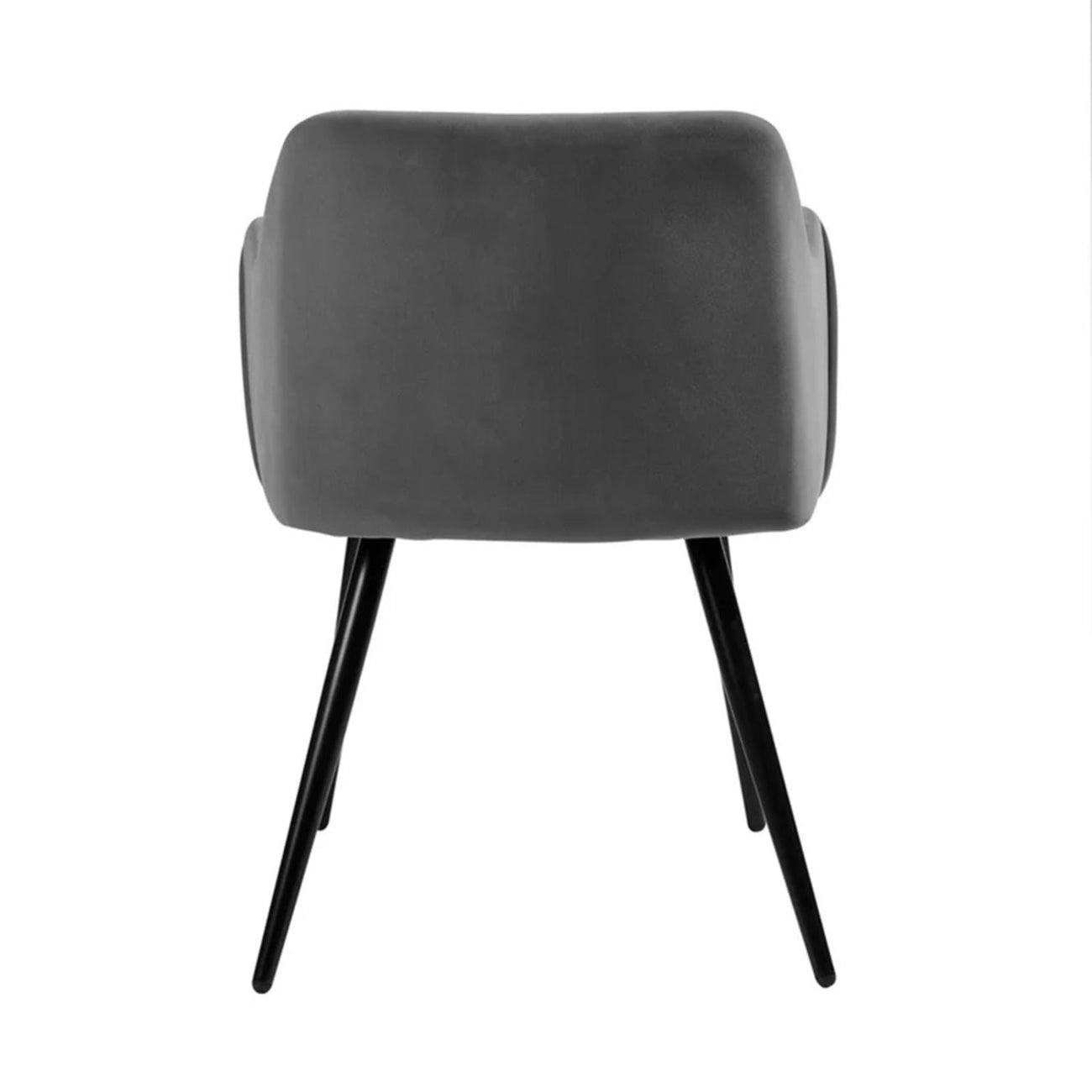 Online Sophisticated Velvet Dining Designer Chair Grey Best Price