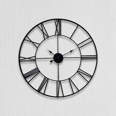 Midnight Roman Time Wall Clock