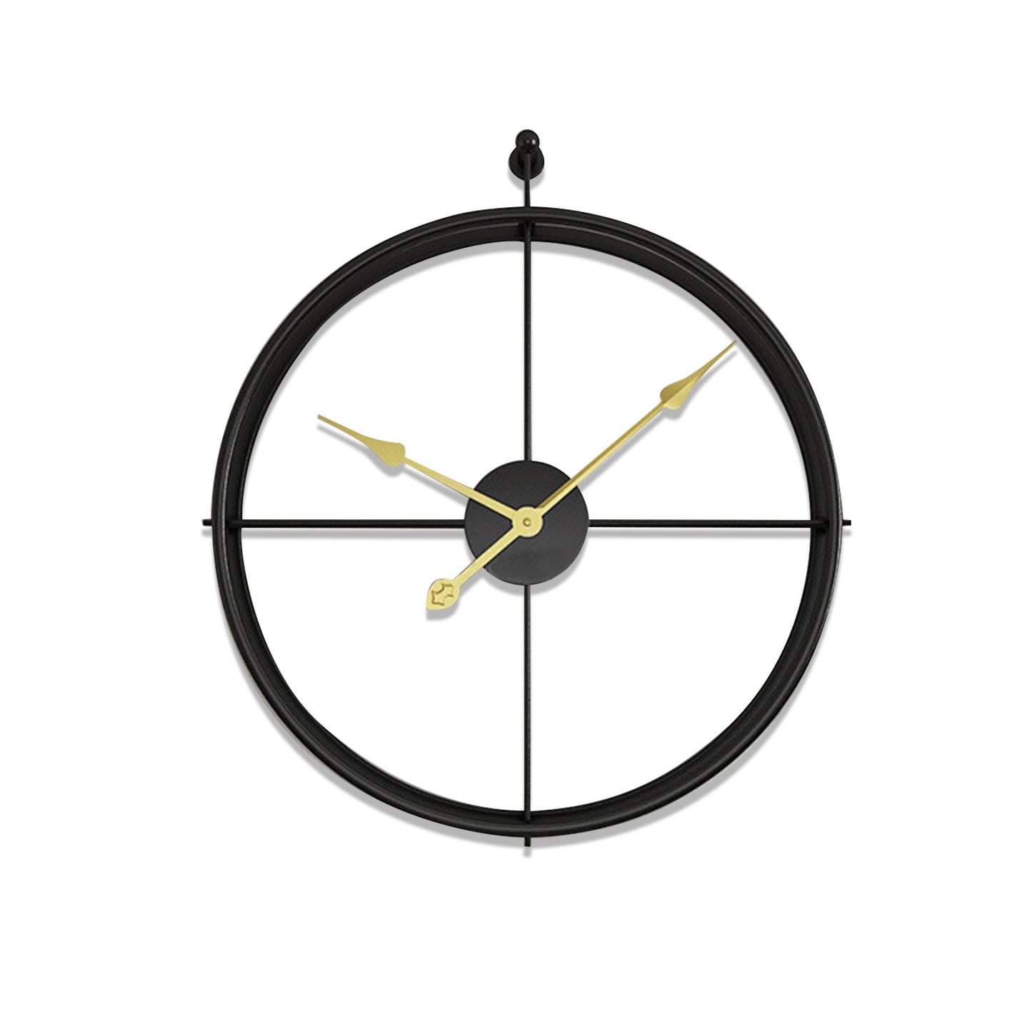 Stark Iron Timepiece Wall Clock