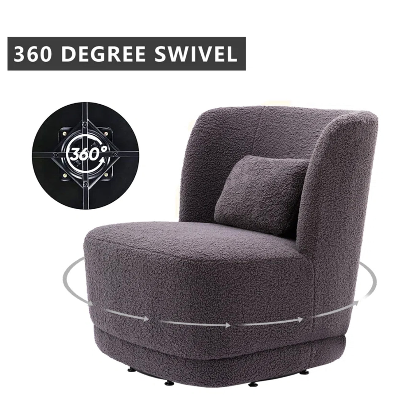 Shop Now Online Sumptuous Boucle Accent Chair Grey Best Price