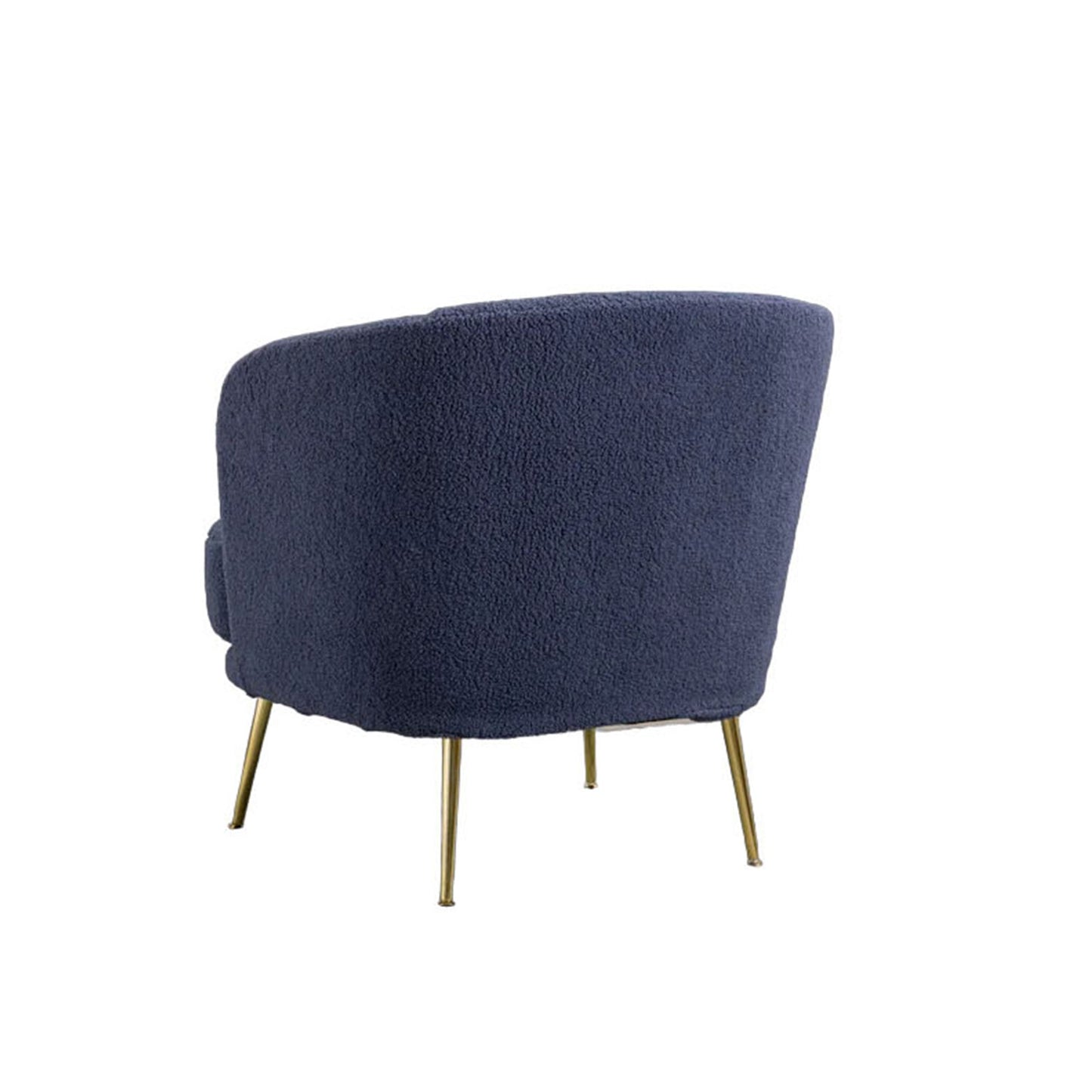 Shop Now Plush Velvet Accent Chair Blue Online