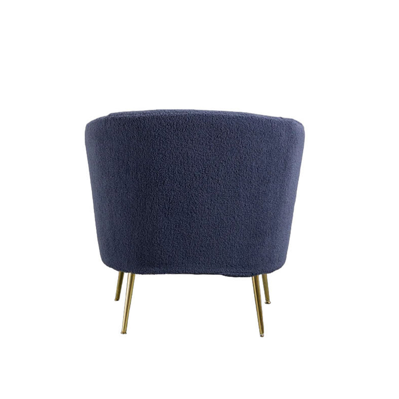 Shop Now Plush Velvet Accent Chair Blue Online Best Price