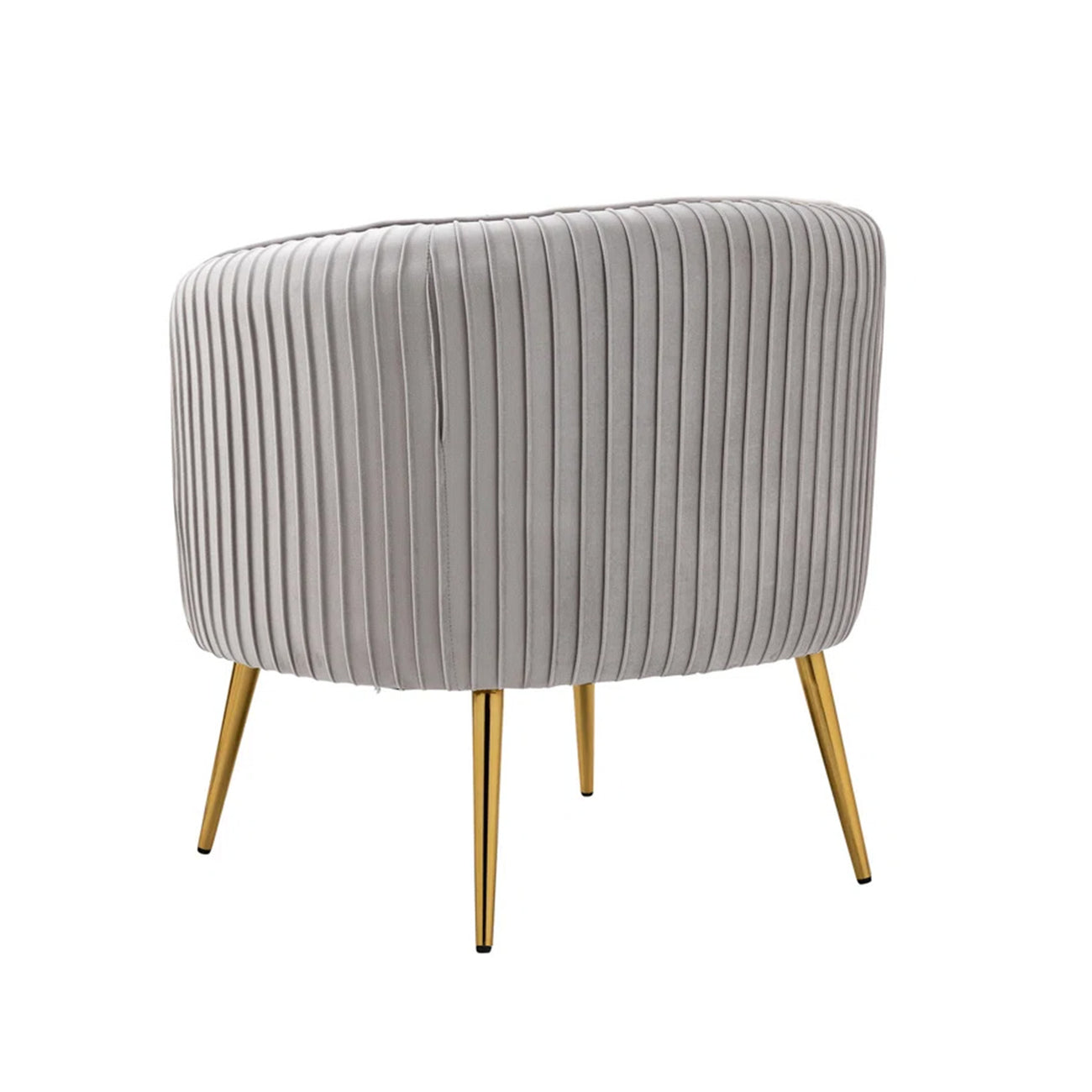 Shop Now Tufted Velvet Accent Chair Grey Online