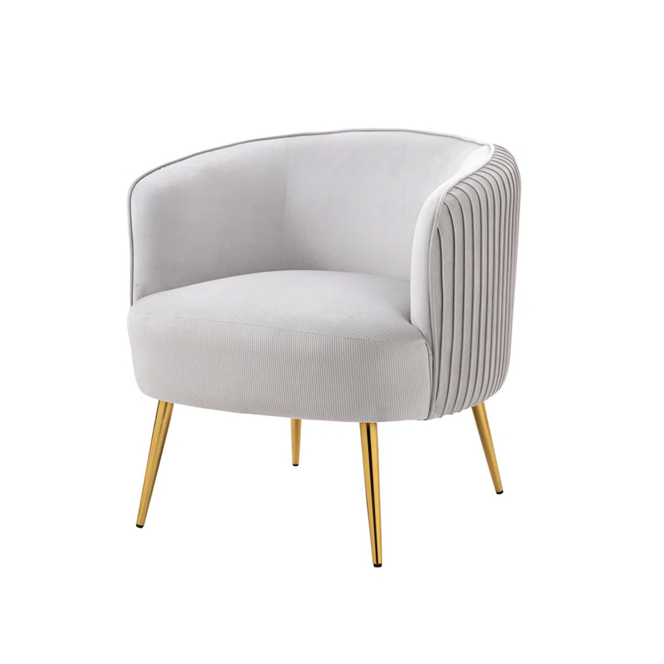 Shop Now Tufted Velvet Chair Grey Online 