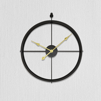 Stark Iron Timepiece Wall Clock