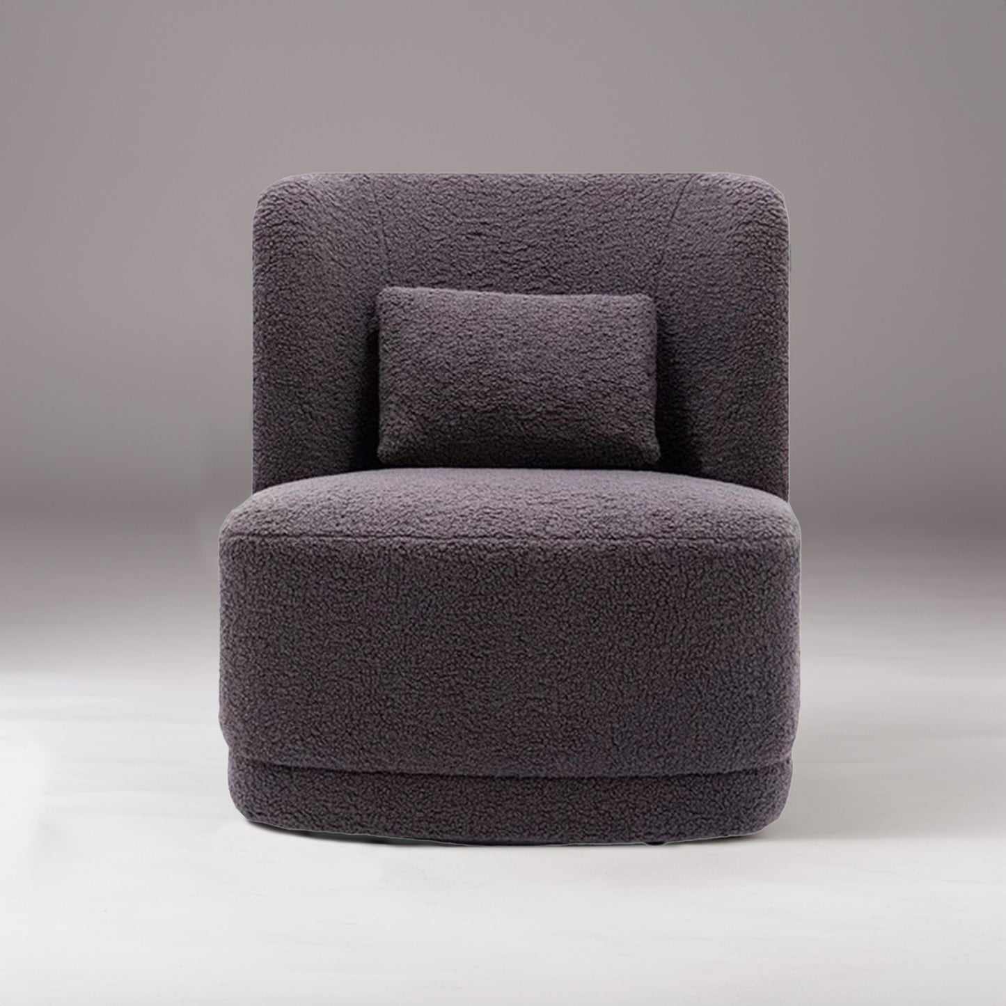 Buy Sumptuous Boucle Accent Chair Grey Online