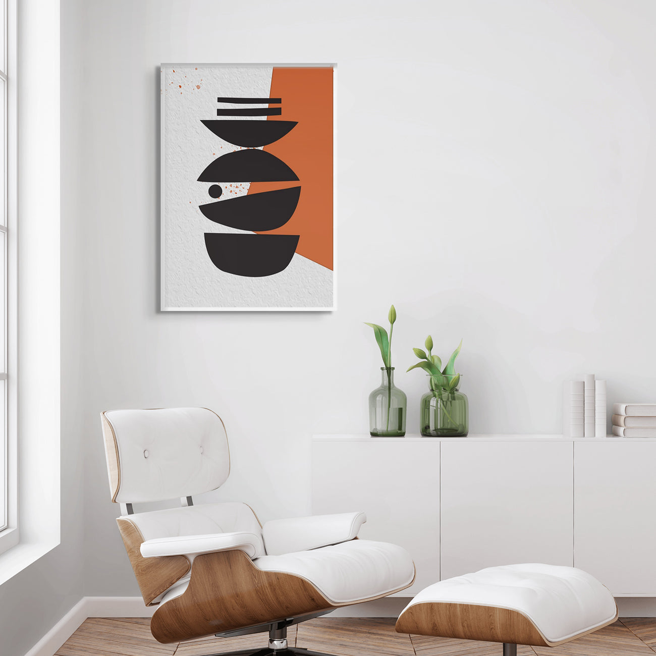 Elegant Art of Bowl Canvas Wall Art Abstract Painting