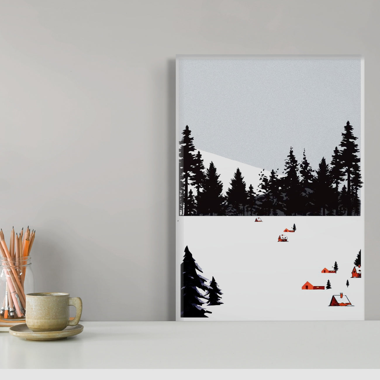 Winter Wonderland Canvas Wall Art Print Wall Painting