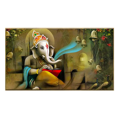 Blessings of Lord Ganesh: Wall Painting