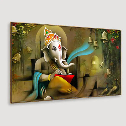 Blessings of Lord Ganesh: Wall Painting