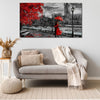 Elegant Umbrella Scene Wall Art Painting