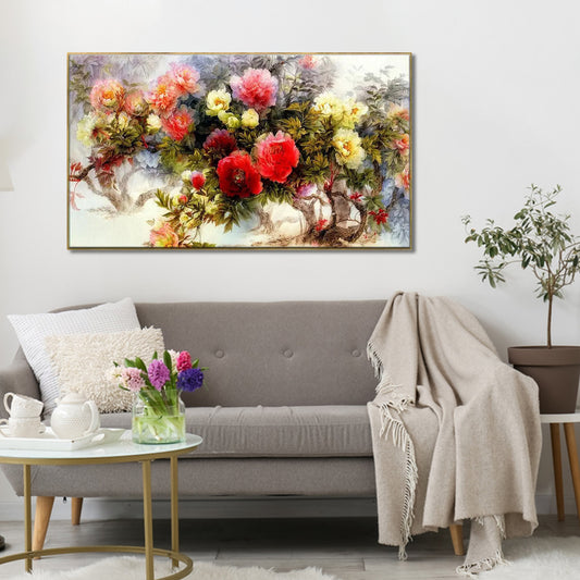 Vibrant Floral Bouquet Wall Art Painting