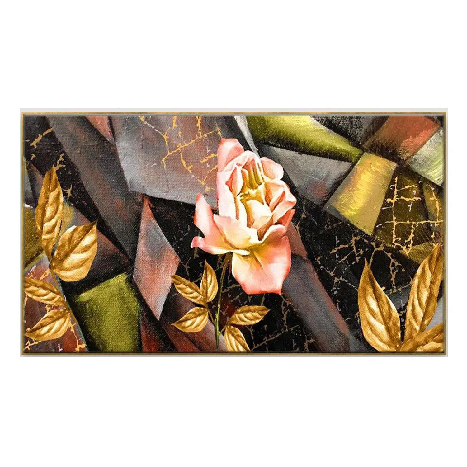 Elegant Red Rose Wall Art