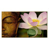 Tranquil Buddha and Lotus Wall Painting