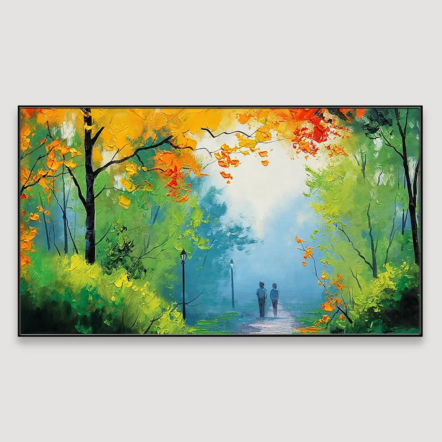 Tranquil Woodland Stroll Wall Art Painting