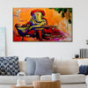 Graceful Hindu Deity: Vibrant Art Wall Painting