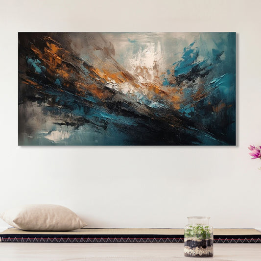 Dynamic Abstract: Color Harmony Wall Painting