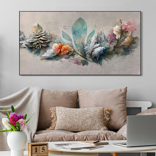 Vibrant Floral Elegance: Wall Painting