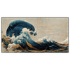 The Great Wave: Nature's Majesty Wall Painting