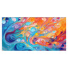 Vibrant Swirls of Modern Elegance Wall Painting