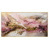 Abstract Pink and Gold Glamour Wall Painting