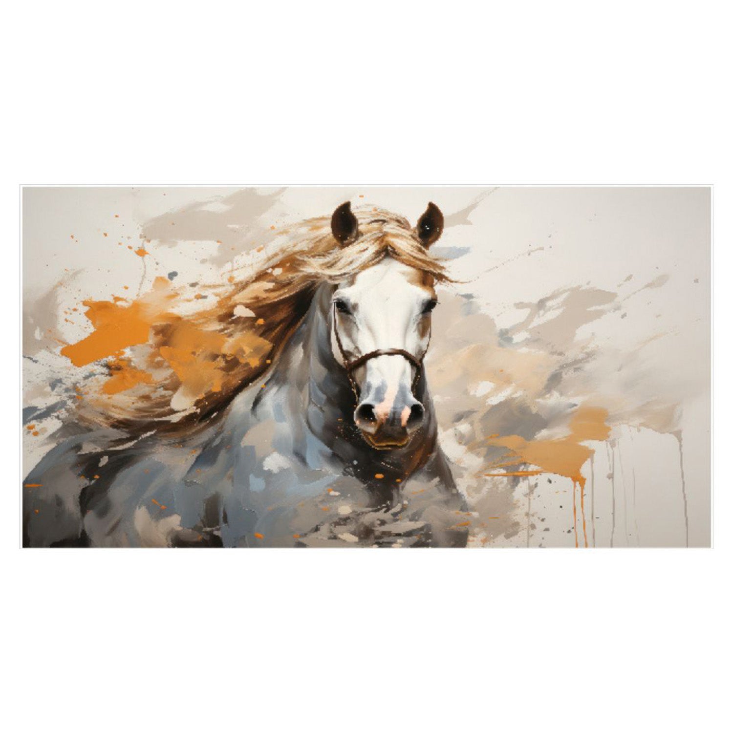 Majestic Horse: Grace and Strength Wall Painting