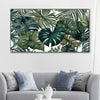 Vibrant Tropical Leaves Wall Painting