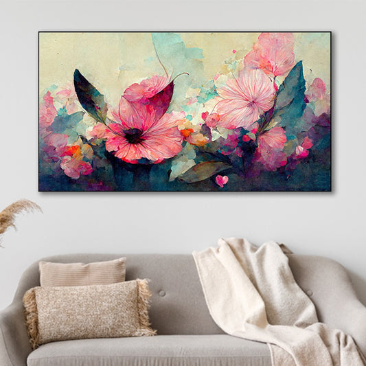 Whispers of Soft Pink Beauty Wall Painting