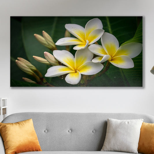 Vibrant Yellow and White Flowers Wall Painitng