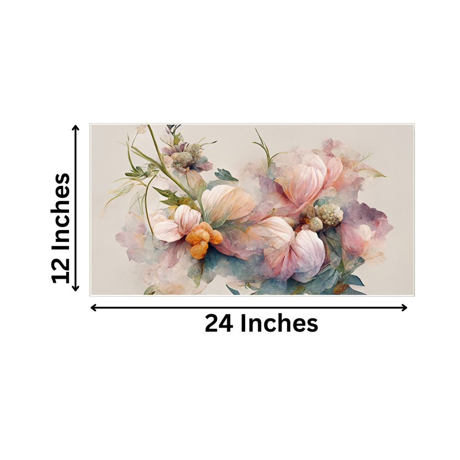 Elegant Bouquet: Capturing Nature's Beauty Wall Painting