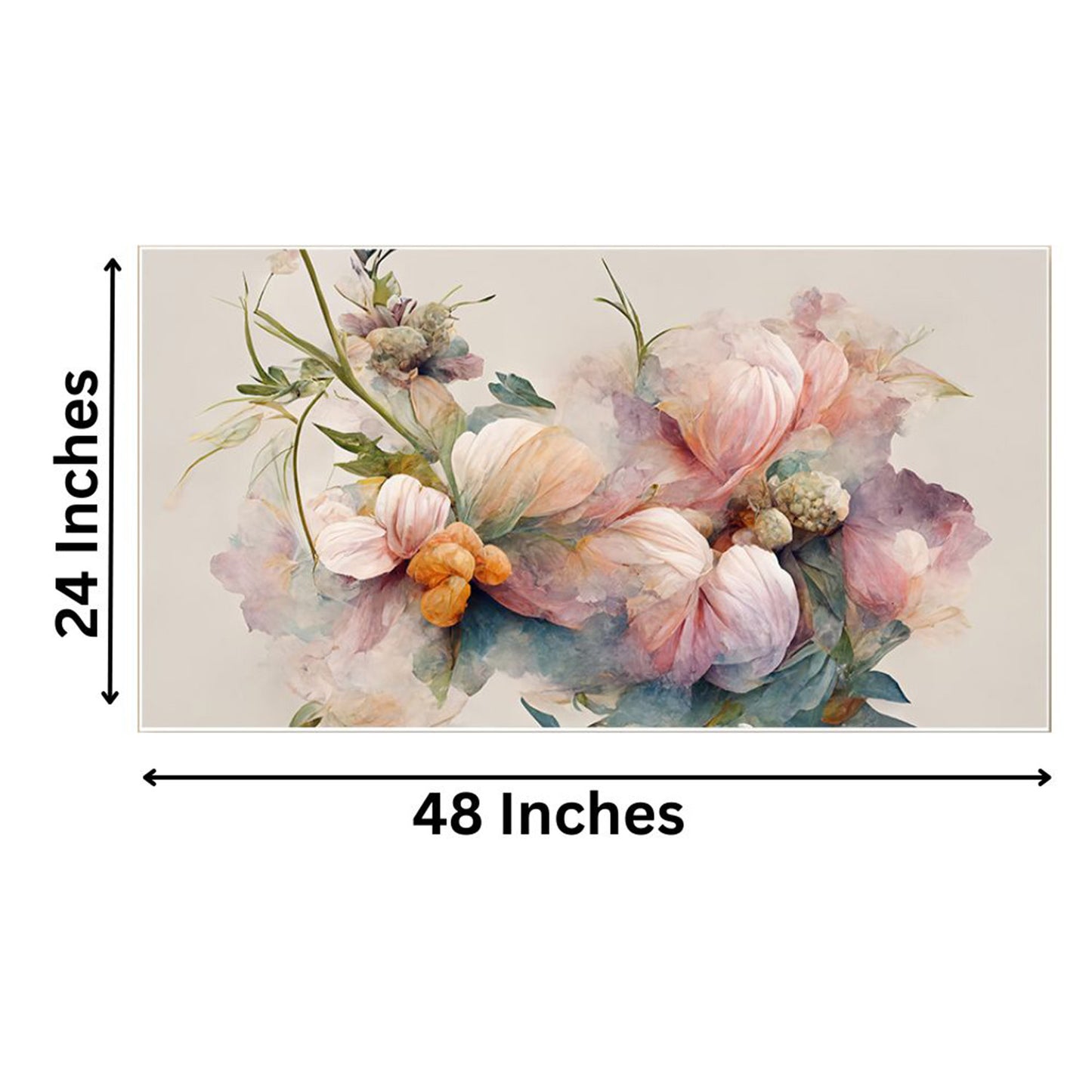 Elegant Bouquet: Capturing Nature's Beauty Wall Painting