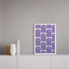 Purple Square Pattern Art Canvas Wall Painting