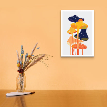 Whimsical Mushroom Canvas Artwork