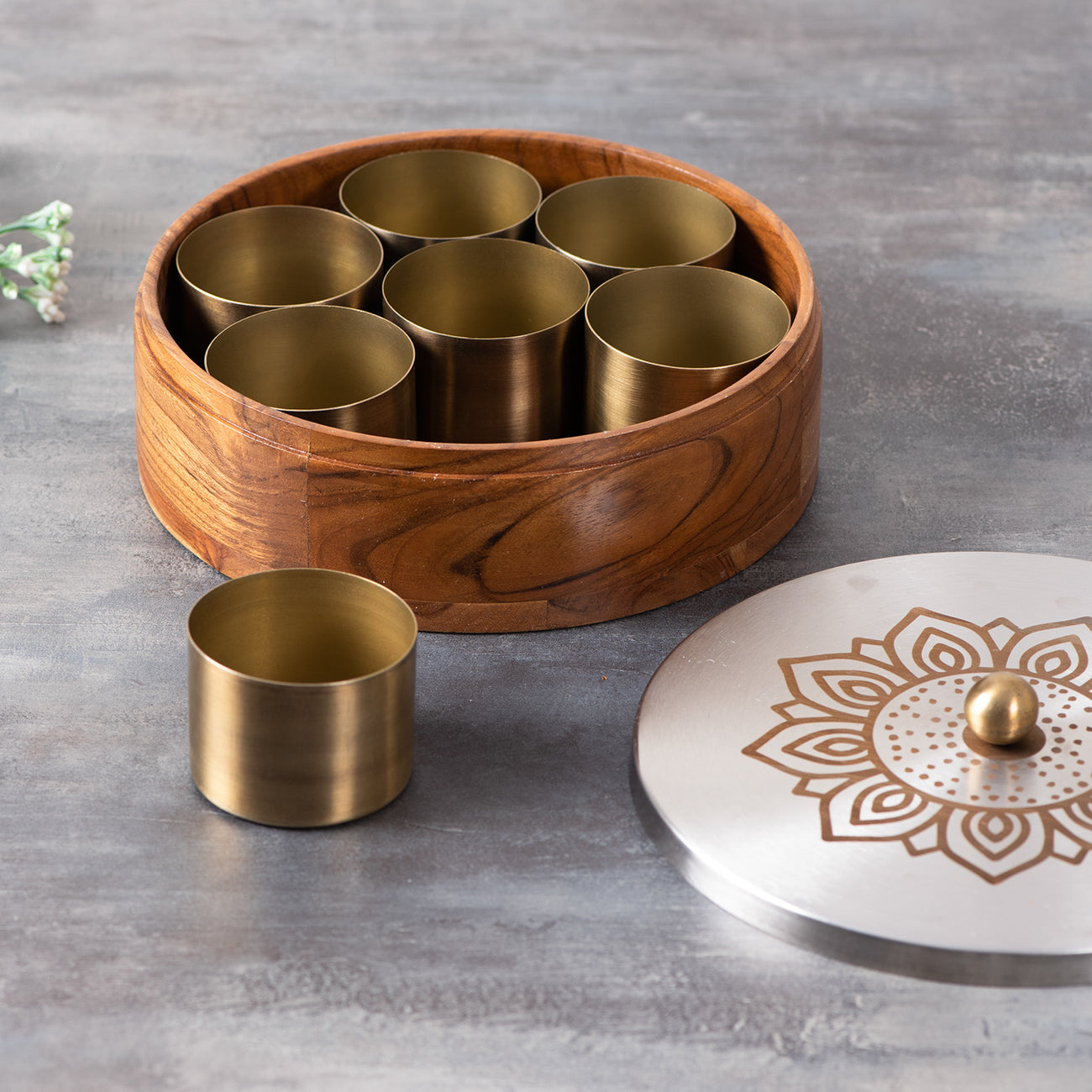 wooden spice box online