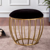 metallic ottoman