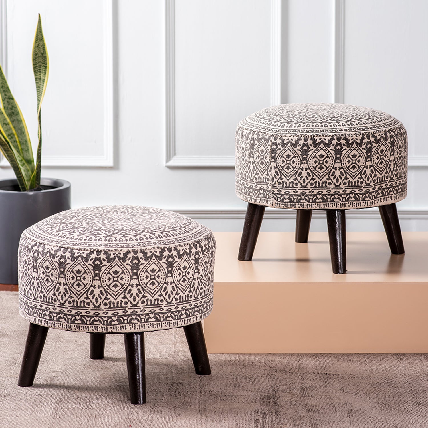 Fancy stools for online living room